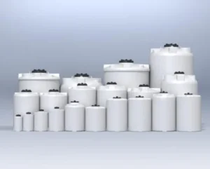 Nagyméretű álló víztartályok